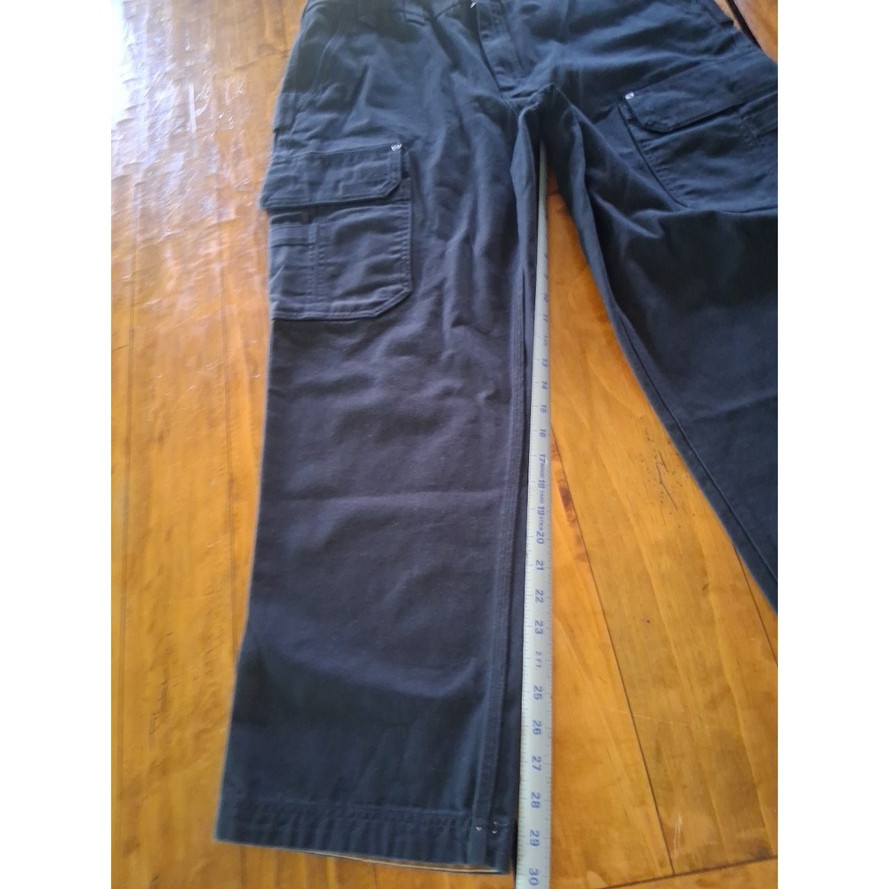 Duluth Trading Company Heavy Canvas Cargo Pants Workwear Mens 38x30 Black  EUC - Picture 2 of 5